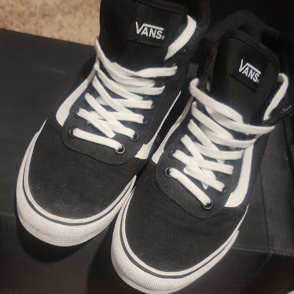 Vans Classic Black and White High-Tops